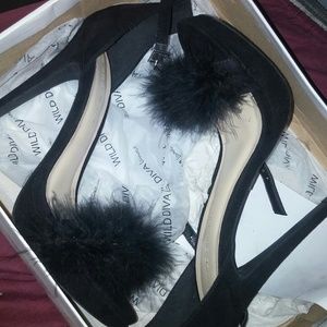 Wild Diva fur high heels